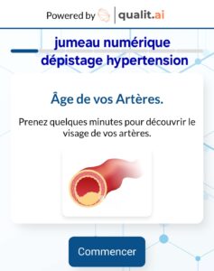 Jumeau numérique dépistage hypertension 
